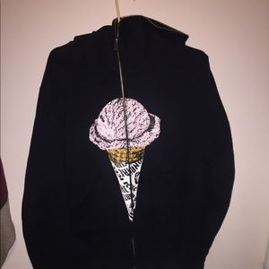 Bbc ice cream zip hoodie Clearance